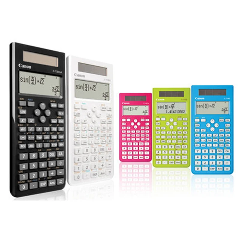 1 قطعة كانون F-718S حاسبة طالب العلوم وظيفة حاسبة كانون الكمبيوتر امتحان الفحص أصيلة أفضل من 991ES 1 قطعة كانون F-718S حاسبة طالب العلوم وظيفة حاسبة كانون الكمبيوتر امتحان الفحص أصيلة أفضل من 991ES
