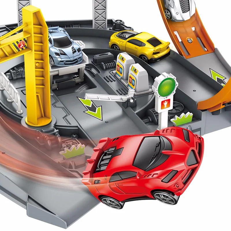 5 model track puzzle large parking lot