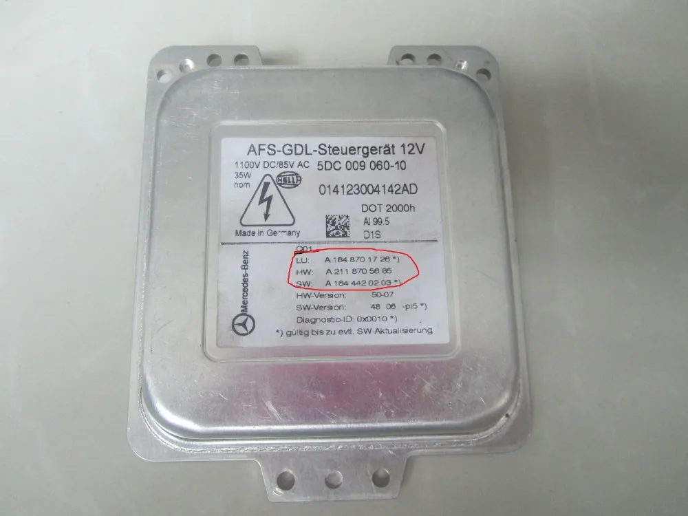 Genuine Hel la G6 5DC 009 060 10 Xenon D1S AFS GDL Steuergerat D1S 12V Ballast