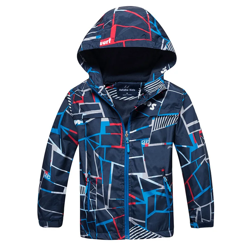 Новая осенне-зимняя детская теплая куртка водонепроницаемая Солнцезащитная куртка для мальчиков детская спортивная одежда для катания на скейтборде - Цвет: C3