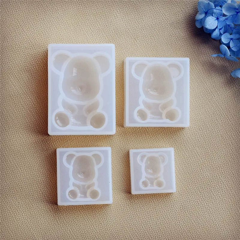 

Silicone Mold A sitting bear Resin Silicone Mould handmade DIY Resin Jewelry Making epoxy resin molds