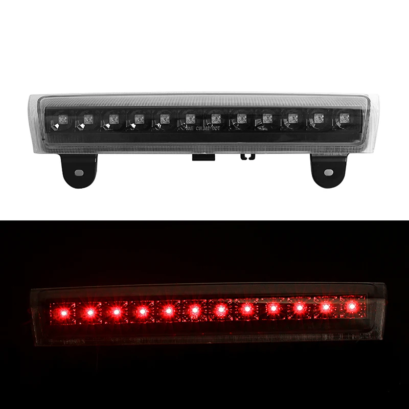 

12 LED Housing Rear Roof for 2000-2006 Chevy Suburban / GMC Smoke LED 3rd Third Brake Light
