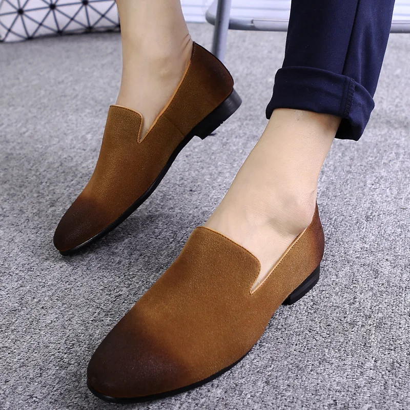 

HEINRICH Men's Dress Shoes High Quality Shoes Men Leather Slip-On Elegant Shoes Men Sapatos Social Zapatos De Cuero Hombre