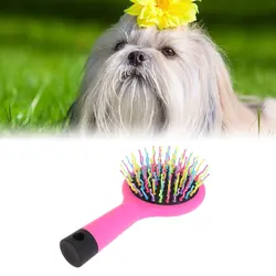 Цветная Расческа Щетка для объема Магическая Расческа Зеркало для домашних животных собачья кошачья шерсть запутывание натуральный