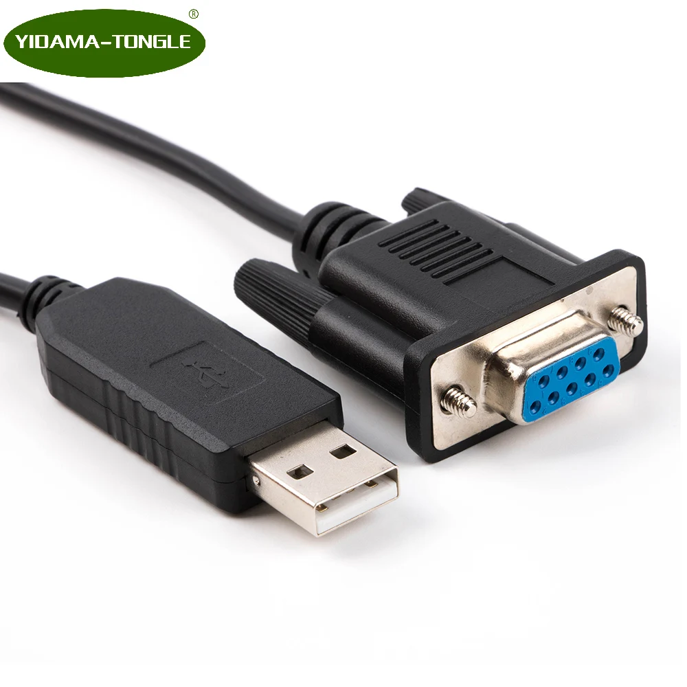 USB к RS232 COM порту серийный кабель DB9 Pin Prolific cp2102 pl2303 ftdi нуль модем DCE перекрестный