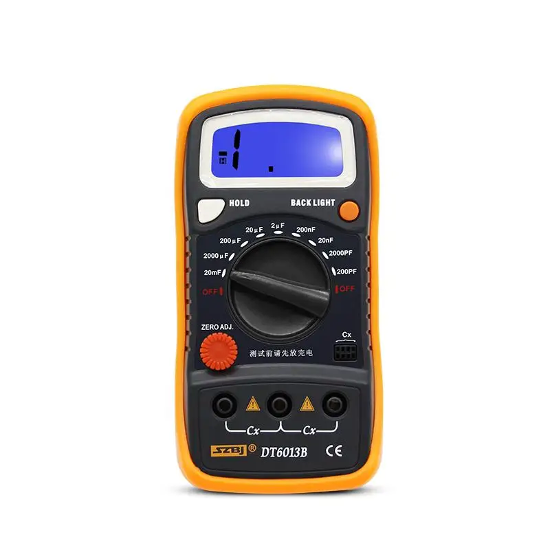 SZBJ Capacitance Meter DT6013B Handheld Digital Capacitance Meter