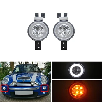 

Switchback White/Amber Led Light Assembly Kits For Mini Cooper R50 R52 R53 Turn Signal Light Position Lamps