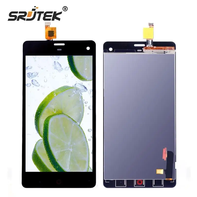 

Srjtek 5" For ZTE Nubia Z7 mini NX507J LCD Display Touch Screen Digitizer Sensor Assembly With Frame For ZTE Z7 mini Display