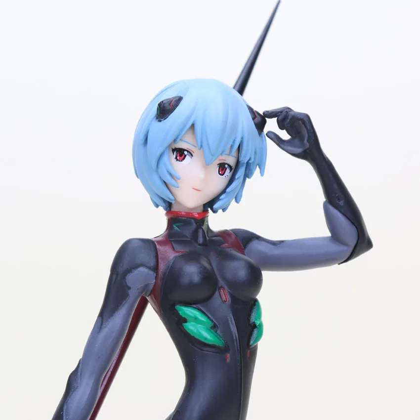 21 см Evangelion EVA Ayanami Rei черный Plugsui ПВХ фигурку Коллекция модель игрушки с коробкой