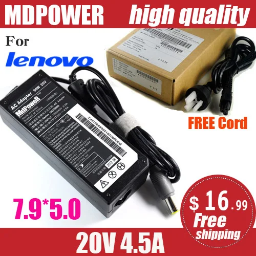 

MDPOWER For LENOVO ThinkPad T420i T420s T430 T430i T430i Notebook laptop power supply power AC adapter charger cord 20V 4.5A