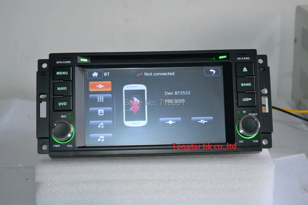 Best 6.2" for Jeep grand,patriot,wrangler,for dodge,300c Car DVD Player,GPS navigation,ipod,radio,bt,canbus,wince 6.0,English,russian 20