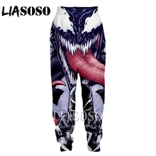 3d принт, мужские и женские длинные штаны в стиле хип-хоп, супергерой, спортивные штаны, venom, Человек-паук, Мстители, топ, зимние штаны, аниме, штаны для бега, E530