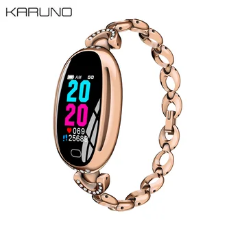 

KARUNO E68 Smart Watch Women Heart Rate Monitor IP67 Waterproof Sport Fitness Brecelet Health Wristband Blood Pressure Watch
