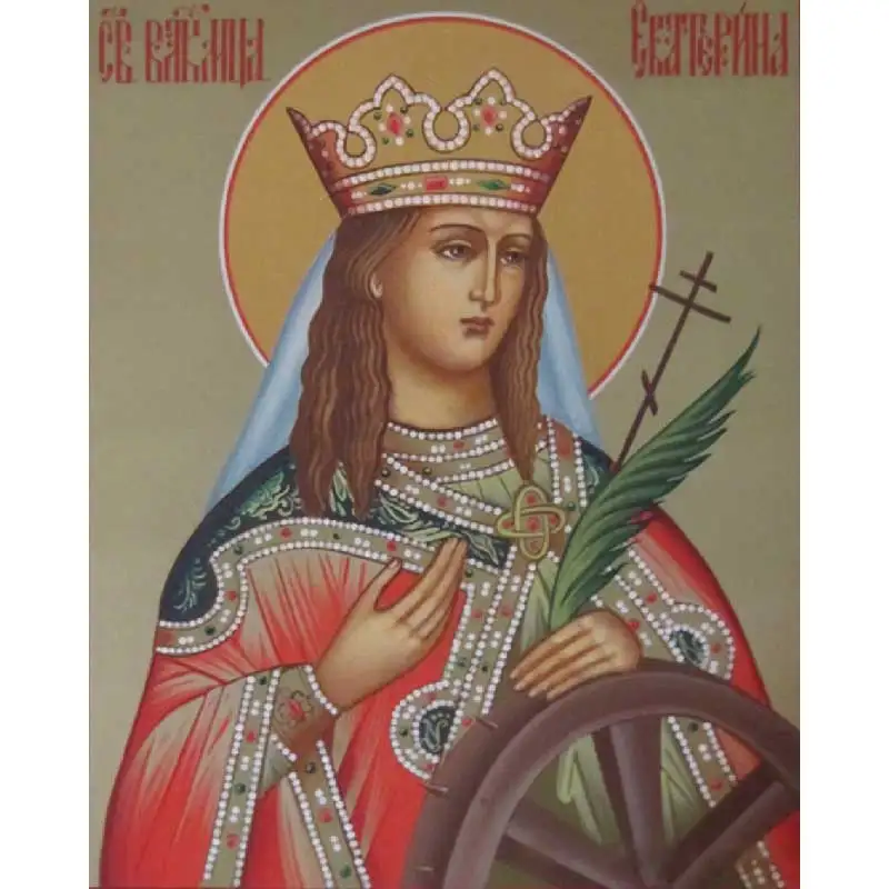

Diy Diamond Painting Cross Stitch Religion Icon of Queen Diamond Mosaic Needlework CraftsRound Diamond Embroidery Religion