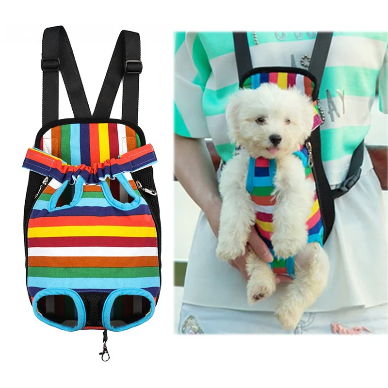 Fashion Dog Carrier Bags For Small Dogs Chihuahua Double Shoulder Pet Backpack Carrier Front Pet ...