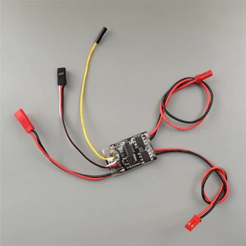 

Dual Way Bidirectional ESC 2S-3S 5A Brushed ESC Mini Speed Controller for RC Boat Tucker 16:1 Tracked vehicle DIY Parts