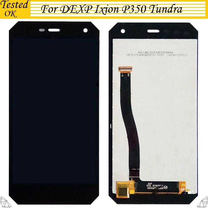 

10PCS/LOT For DEXP Ixion P350 Tundra LCD Display Touch Screen Digitizer Assembly For DEXP p 350 lcd Replace parts