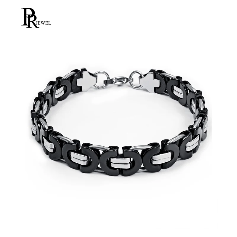10 мм нержавеющая сталь 20 см звено цепи браслеты для мужчин Византийский браслет