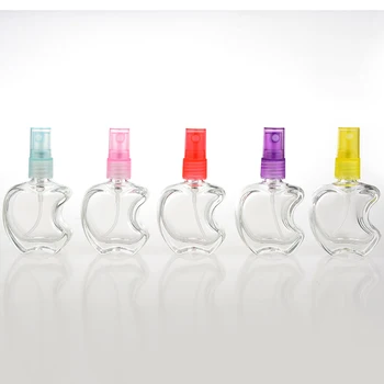 

1 Piece 5ML Portable Transparent Refillable Glass Perfume Bottle With Plastic Atomizer Empty Cosmetic Container For Travel