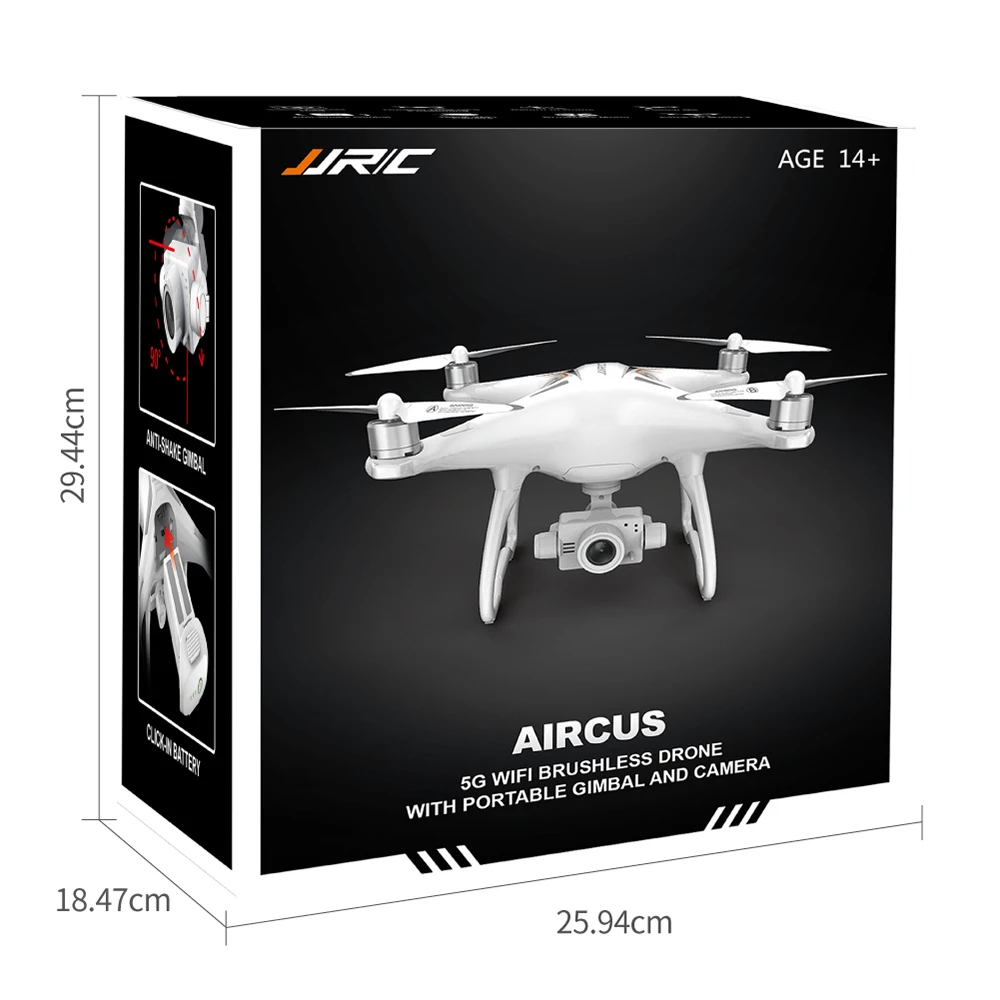 Радиоуправляемый вертолет JJRC X6 Дрон с GPS камерой HD 5MP fpv квадрокоптер бесщеточные