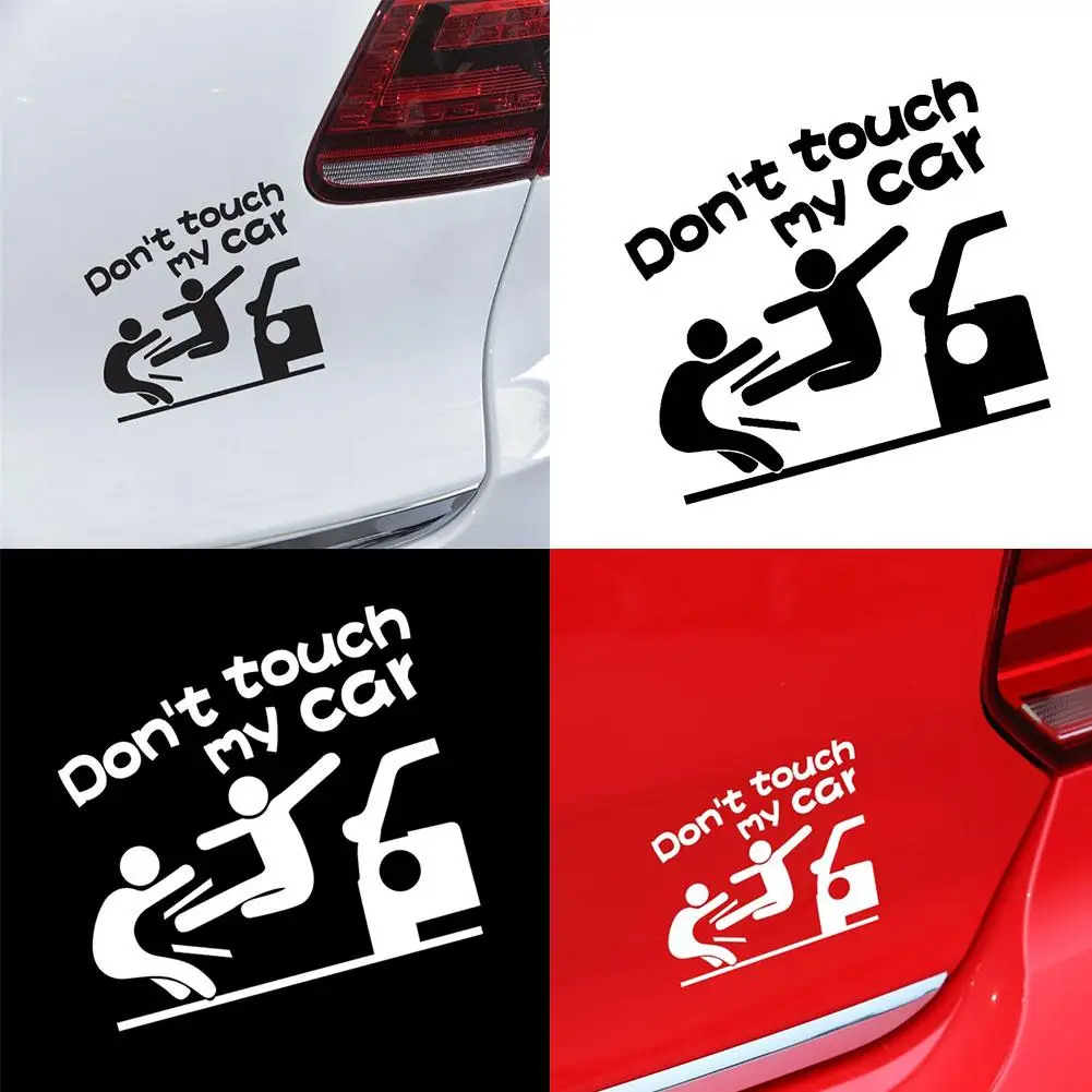 

Funny Dont Touch My Car Reflective Vehicle Body Window Decals Sticker Decoration