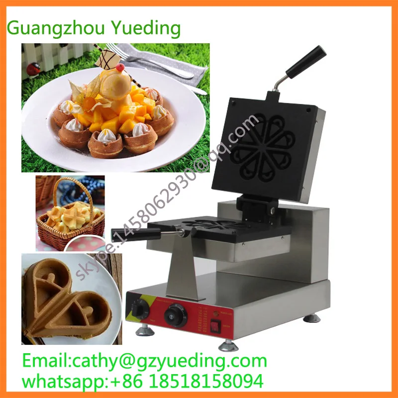 

Water drop shape waffle maker for sale,Petals waffle machine,Special shaped waffle maker