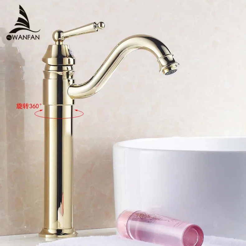 حوض الحنفيات 360 درجة قطب الحمام بالوعة الصنابير الحديثة النحاس الغرور ملموسة خلاط السيراميك خرطوشة الحنفية الذهب رافعة 6633 كيلو