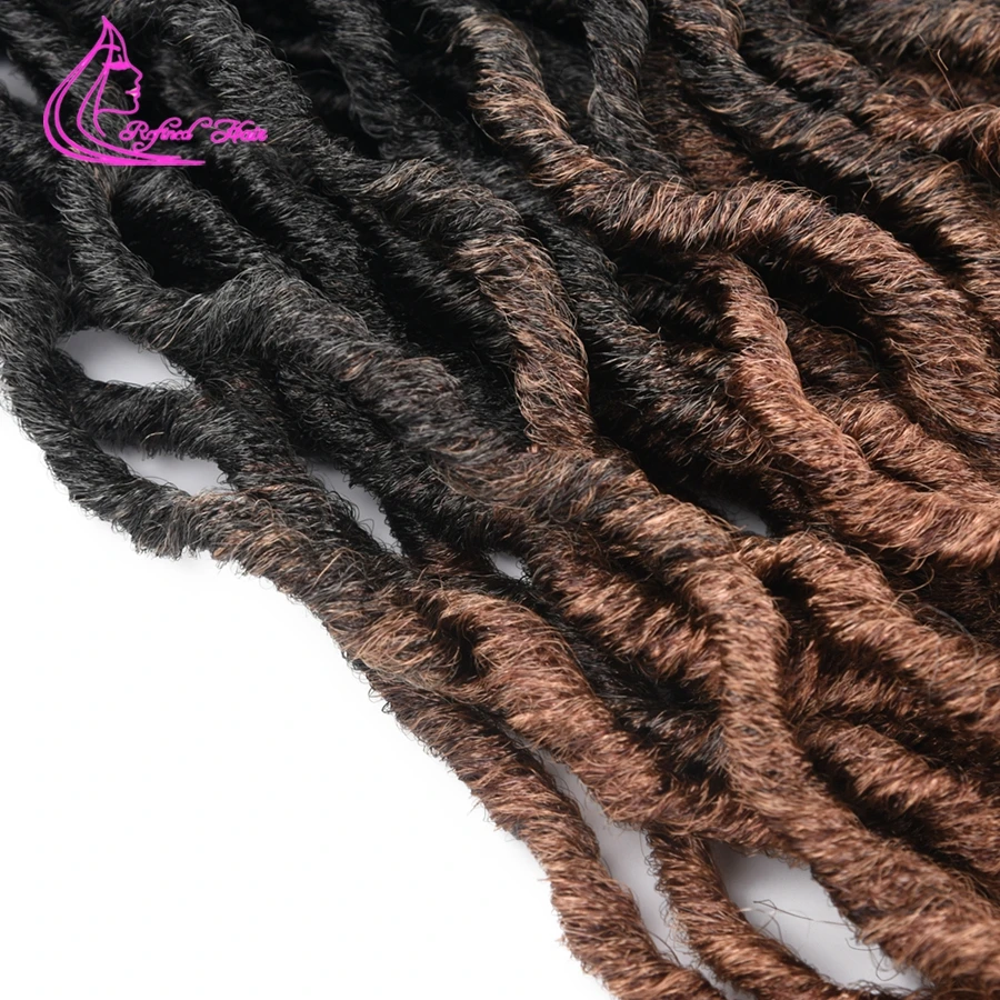 Рафинированные волосы богиня локс крючком синтетические накладные волосы длинные черные коричневые Омбре искусственные густые косички дреды наращивание волос