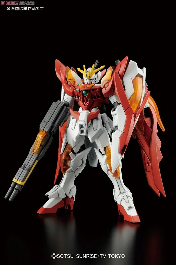 Gundam сборный истребитель Bandai HGBF 033 1/144 Wing gundam zero Honoo Gundam экшн-фигурка, строительные игрушки для детей