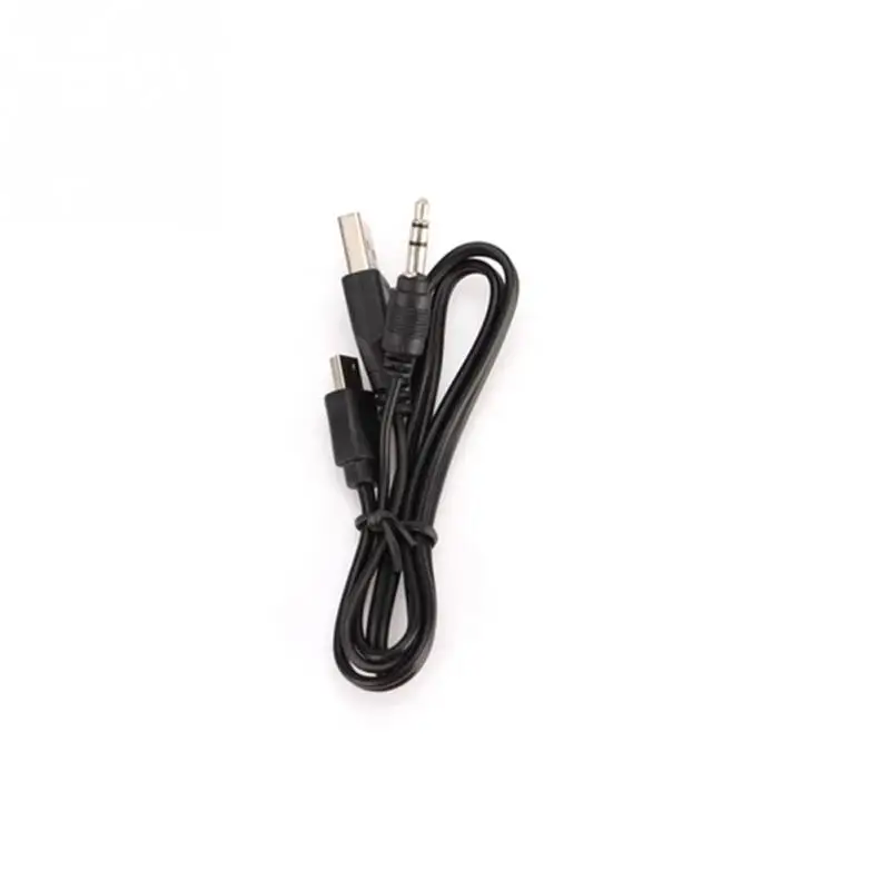 Новый 2 в 1USB кабель Jack 3,5 мм AUX кабель + USB Мужской мини USB 5 Pin Зарядка для bluetooth-плеера портативный динамик