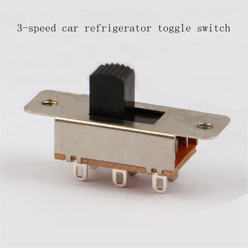 

5pcs handle height 5MM 3-position toggle switch 2 fixed feet 3 feet horizontal side switch
