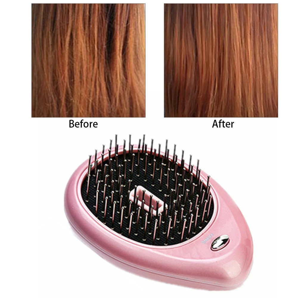 Ionic Hair Brush Portable Electric Hairbrush Anti Static Magic Negative ion Hair Massage Comb frizz Styler