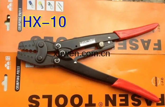 HX-10 японский стиль обжимной Пилер для терминала 1,5-10 мм2 обжимные плоскогубцы ключ-трещетка обжимные инструменты