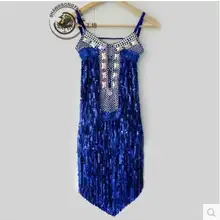 Стиль Костюмы для латинских танцев спандекс блестки латунь танцевальные соревнования платья для женщин детское платье для латинских танцев S-4XL