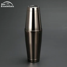 28 и 20 унций Нержавеющая сталь Черный Коктейль Мартини бармен шейкер для напитков как для профессиональных, так и для домашнего использования