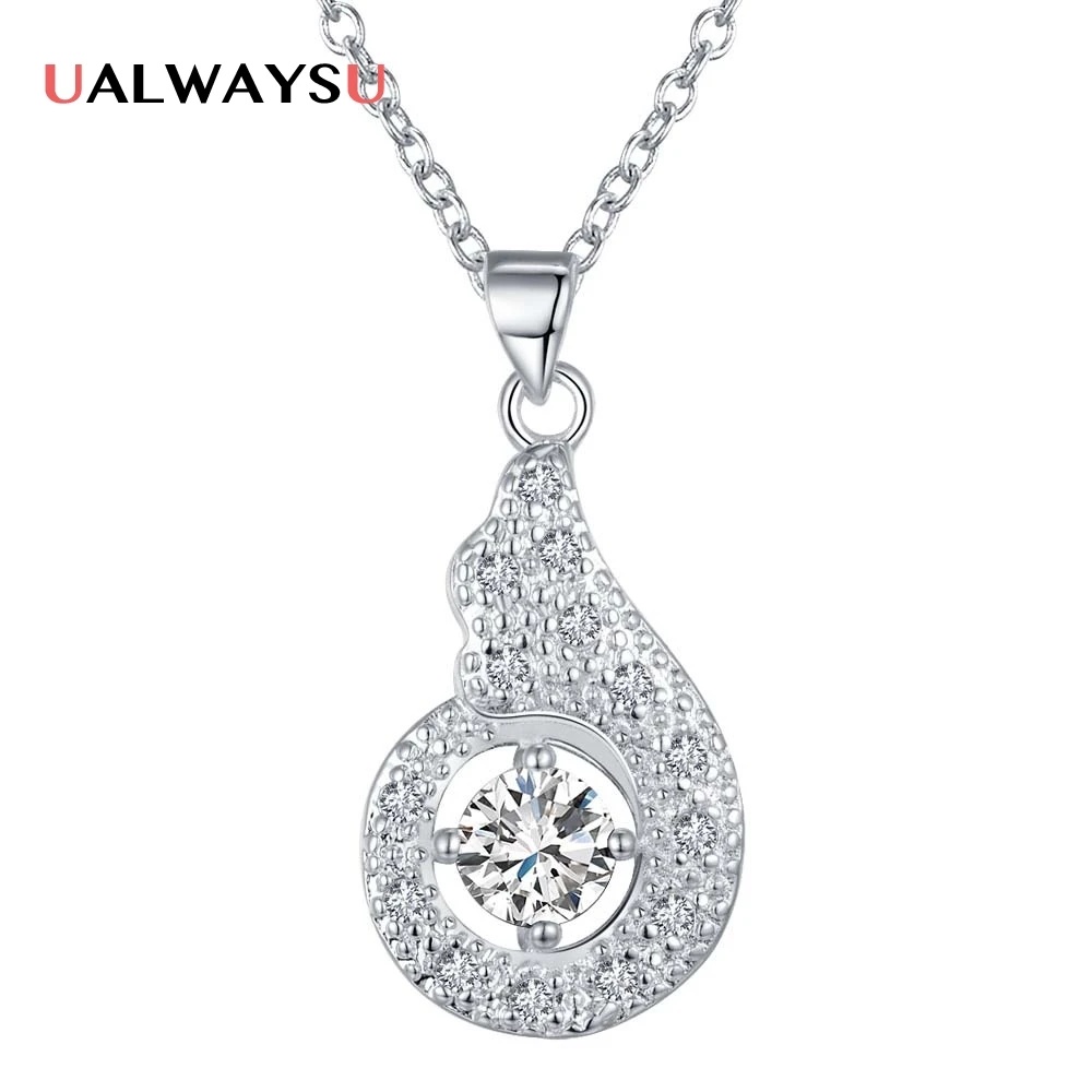 Wholesale fashion silver 925 stamped chain pendant necklace classic
