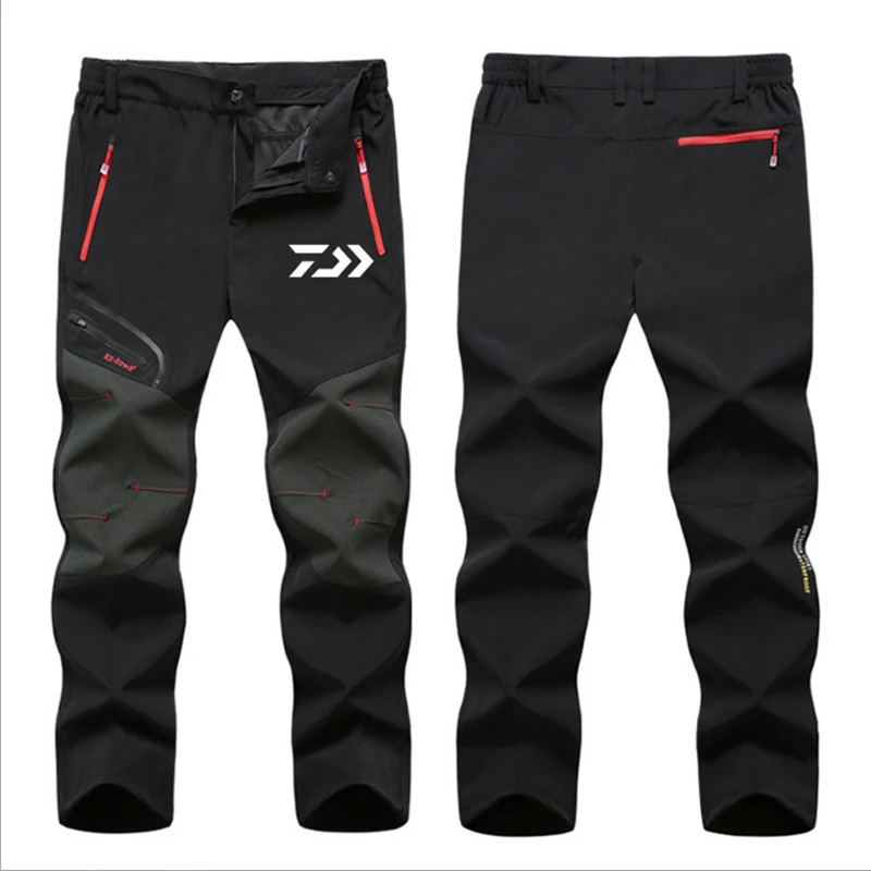 

DAIWA New Winter fishing suit soft shell plus velvet warm pants outdoor trousers sea fishing clothes trouser