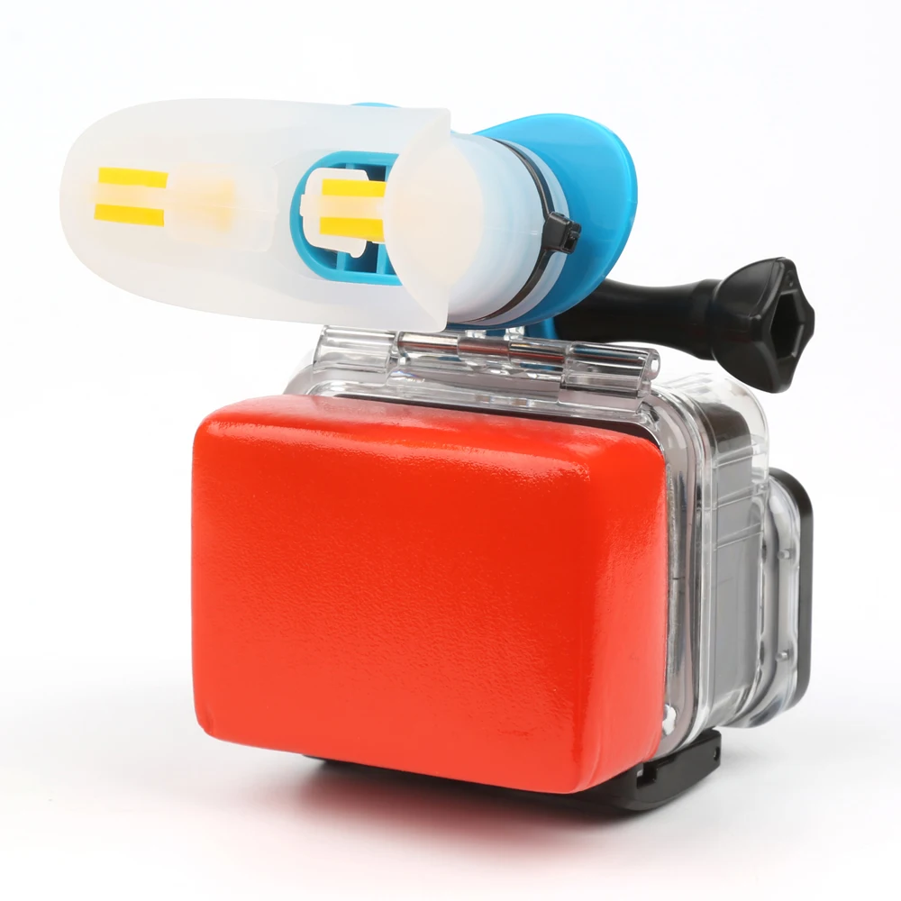 اطلاق النار تصفح اكسسوارات مجموعة الدمية دغة الفم جبل ل GoPro بطل 7 6 5 أسود Xiaomi يي 4 K Sjcam sj4000 Eken قبضة اليد العائمة ضد الماء