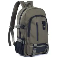 Модный простой холщовый рюкзак с двойным плечом, школьный рюкзак, популярный Винтажный Мужской женский холщовый рюкзак для путешествий#10