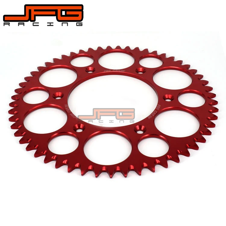 

55T RED SPROCKETS FOR CR CRF CR125 CR250 CR500 CRF450R CRF250X CRF250R CRF450X MOTORCYCLE MOTOCROSS OFF ROAD BIKE