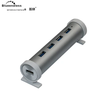 

high speed usb3.0 hub 4 usb hub desktop external usb 4 port in 1 hub aluminum hab usb splitter for mouse/keyboard/speaker H403U3