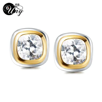 

UNY Earring Antique Women Jewelry Earrings Two-color plating Zircon inlaid Vintage Earring Designer Inspired David Earrings Gift