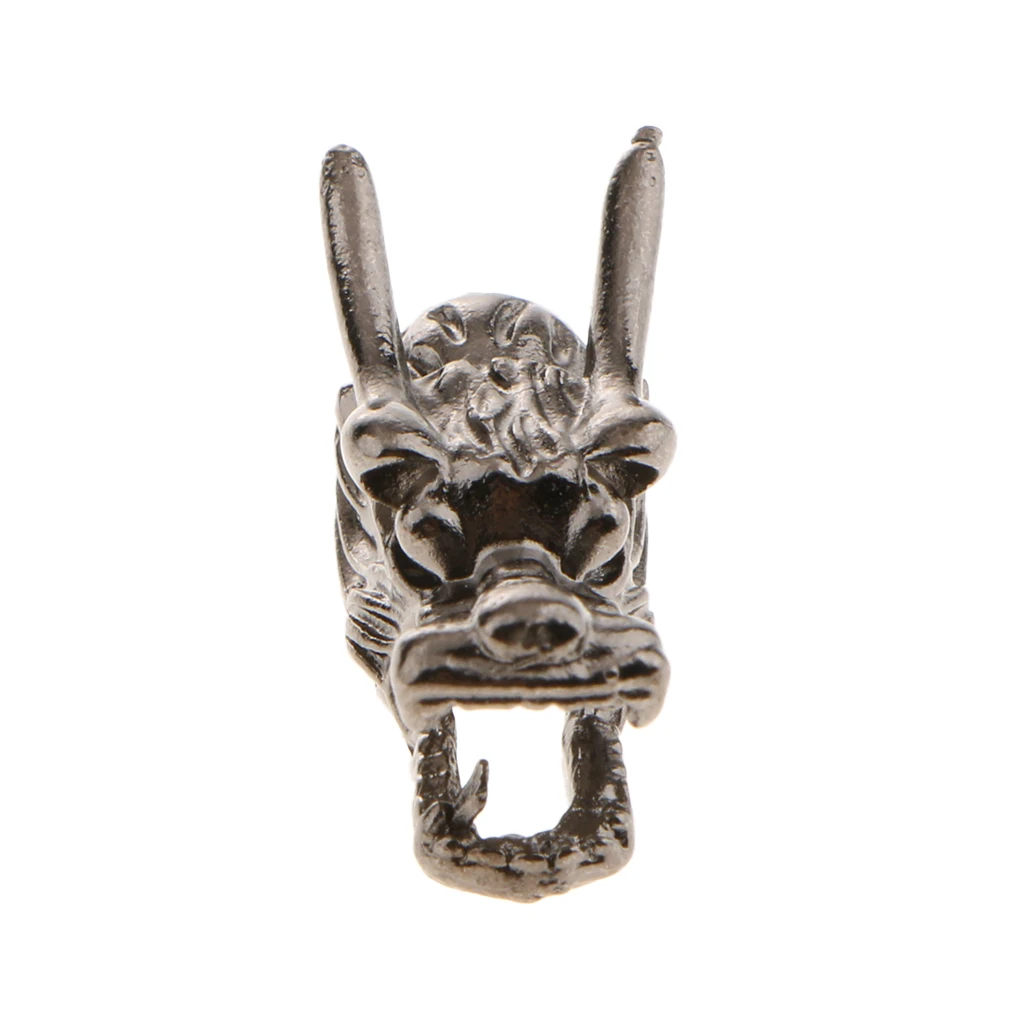 10 Pieces DIY Antique Dragon Head Beads Wholesale 22x 9 mm Beads Supplies Big Hole Dragon Charm Metal Beads Accessories