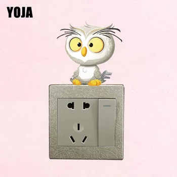 

YOJA Cute Owl Creative Switch Wall Sticker Colored Personalized 10SS0094