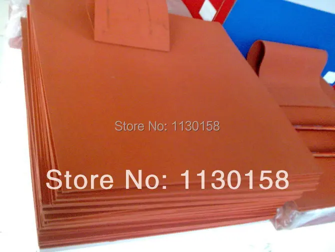 

500X500X4mm, Silicone Sponge Sheet, 500mm Width, 4mm Thickness, Red Silicone Foam Sheet FREE SHIPPING