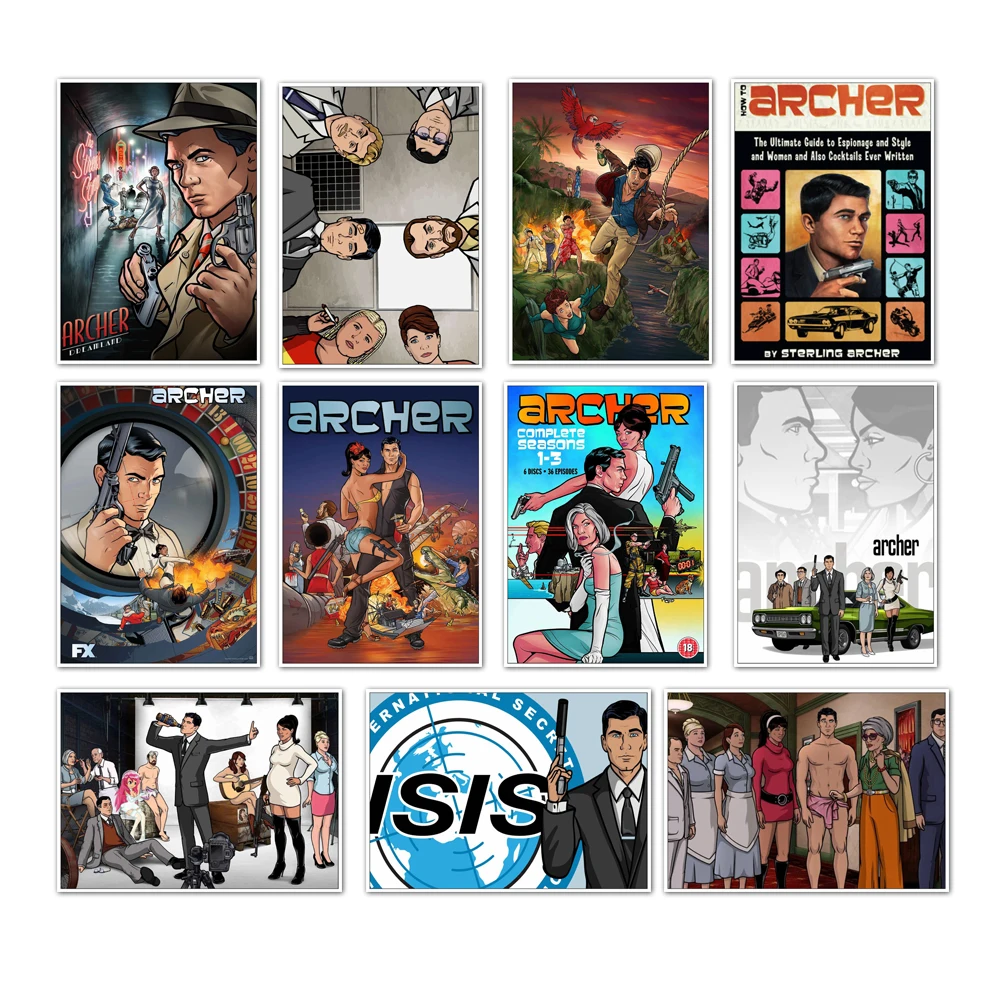 25 шт. японского аниме Archer наклейки для багажа Скейтборд телефон ноутбук дети мультфильм игрушка наклейки