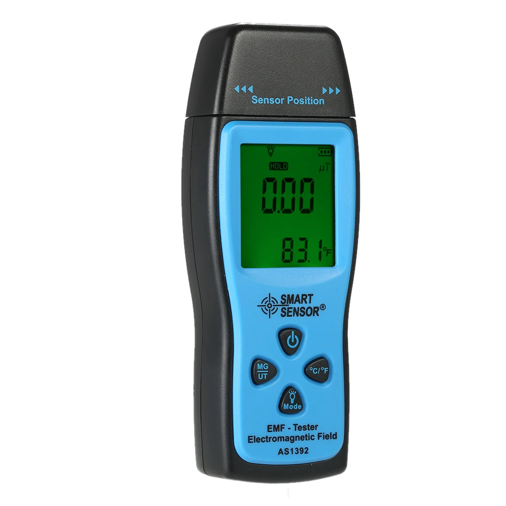 

SMART SENSOR Handheld Mini Digital LCD EMF Tester Electromagnetic Field Radiation Detector Meter Dosimeter Tester Counter