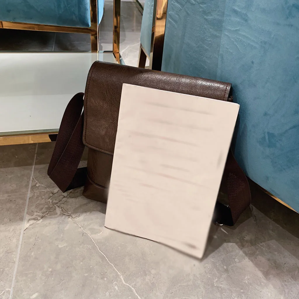 Портфель мужской кожаный бизнес кросс-сумка портфель сплошной цвет классическая сумка на плечо