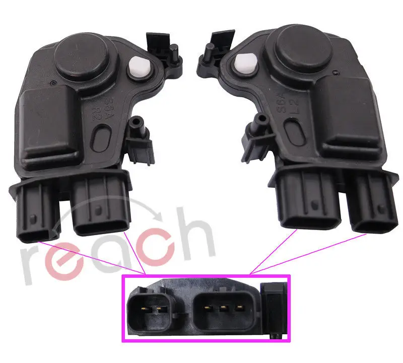 e2c 1 pair Power Door Lock Actuators Front Left & Right for Accord OE