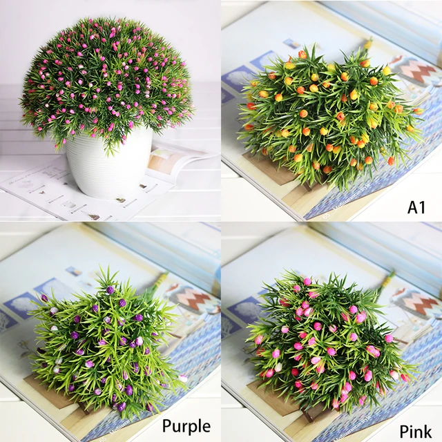 6 pcs bunch artificial